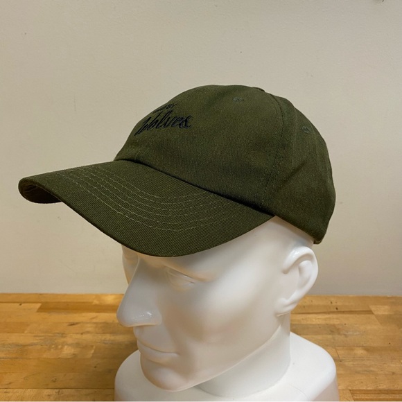 Raised By Wolves OSFA Army Green Adjustable Back Cap Hat Made In The USA - Picture 2 of 16